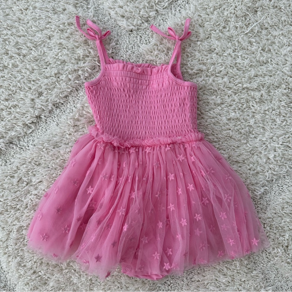 Seed Heritage Star Embroidered Tutu Dress